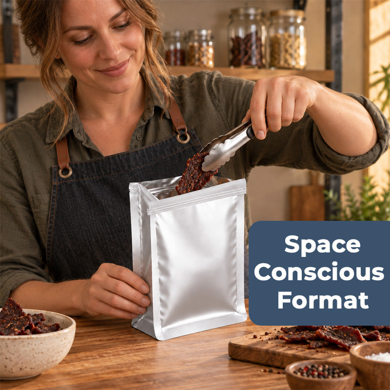 Aluminum 8-Side Seal Stand-Up Packaging Bags 🥡