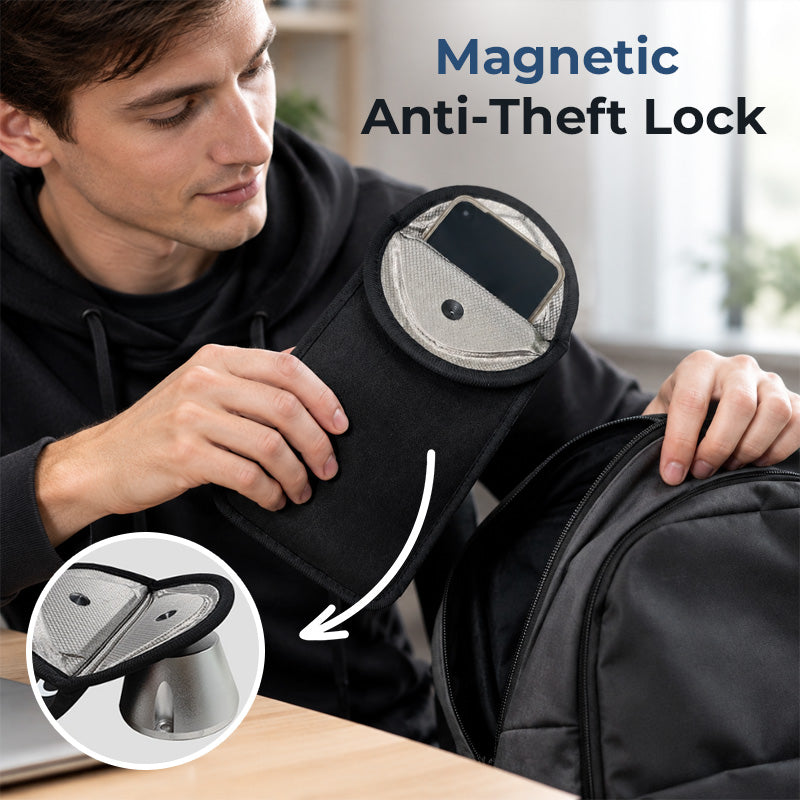 📵🎒Anti-theft Signal-blocking Mobile Phone Pouch