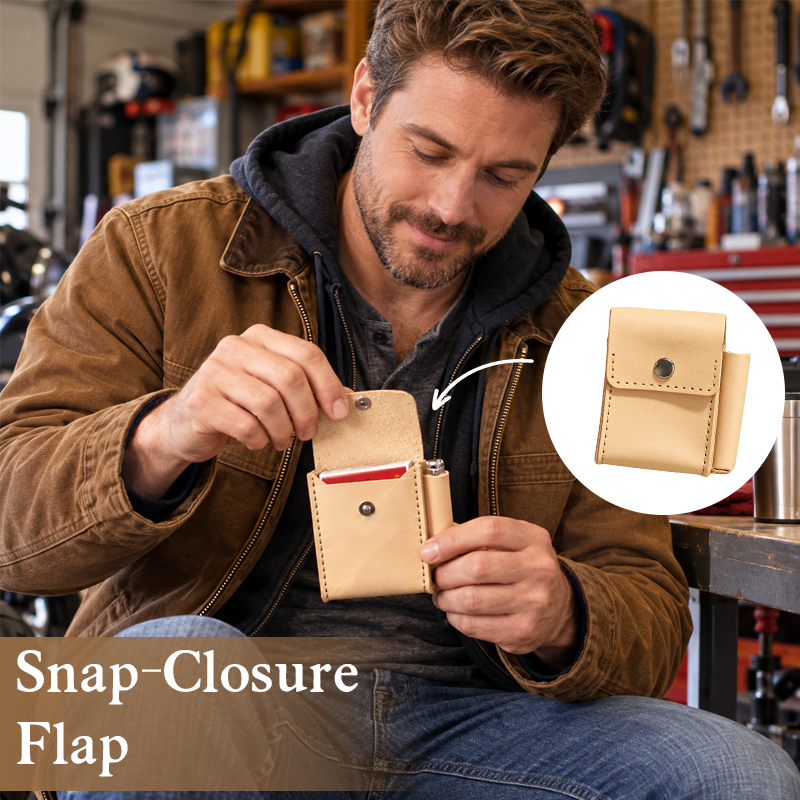 🔥 Cigarette Pouch with Lighter Slot | All in One Everyday Carry