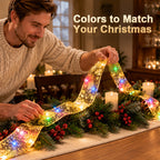 🎄 Christmas LED Ribbon Lights | Festive Glow for Your Holiday Tree