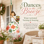 💃 Whimsical Dancing Lady Hanging Ornament 🌸 Cheerful Storybook‑Style Home Accent