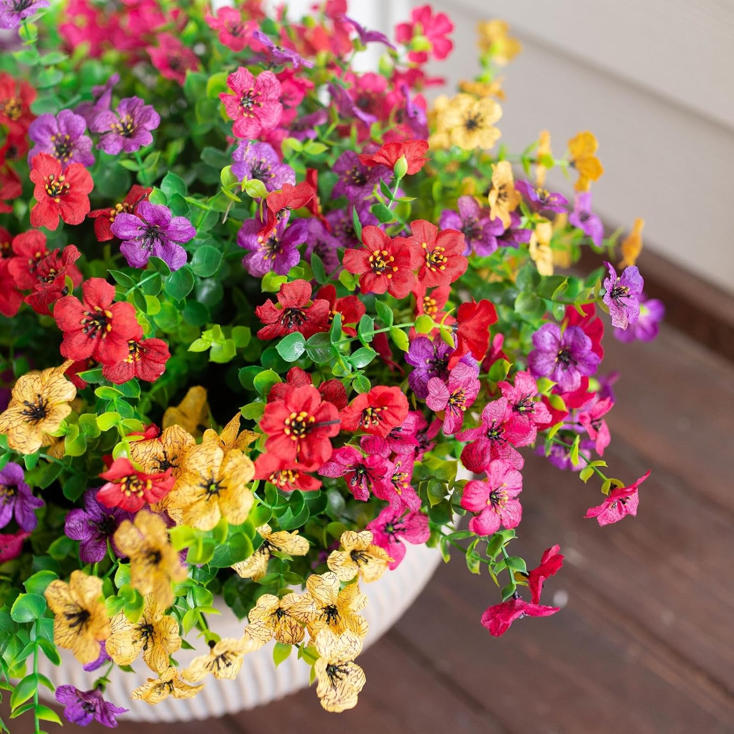 ⏳LAST DAY SPECIAL PRICE: ￡5.99!!🌺UV Resistant Colorful Artificial Flower💖