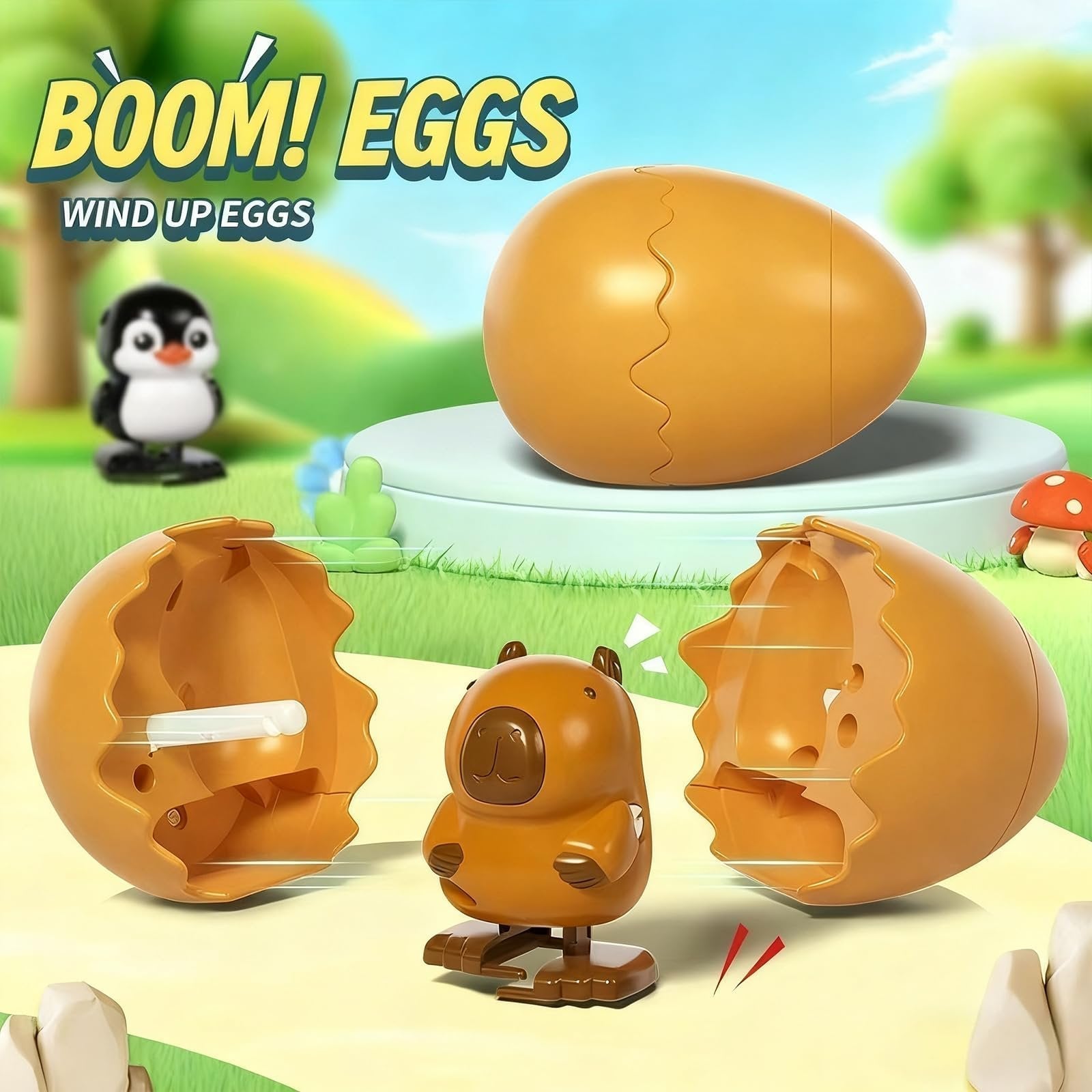 🎁2026 Easter's Latest Gift: Wind-Up Animal Hatching Surprise Egg 🐣