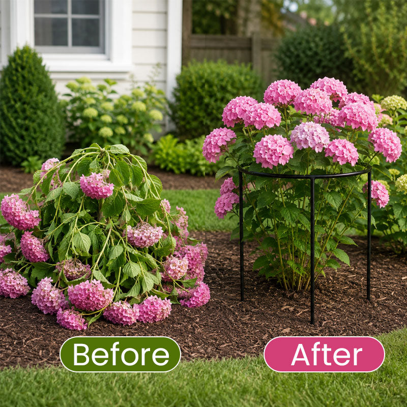 🌸🌿Round Plant Support Frame – Garden Stem Support Ring