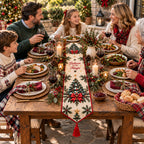 🎄 DIY Christmas Diamond Painting Table Runner Kit | Sparkling Holiday Table Decor