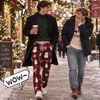 🎄 Christmas Lounge Pants – Playful Festive Print Loungewear for Holiday Nights