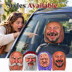😂 Funny Face Car Headrest Cover – Hilarious Car Interior Decor!