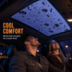🎃👻Spooky Fun: Ghost & Pumpkin Sunroof Car Decal