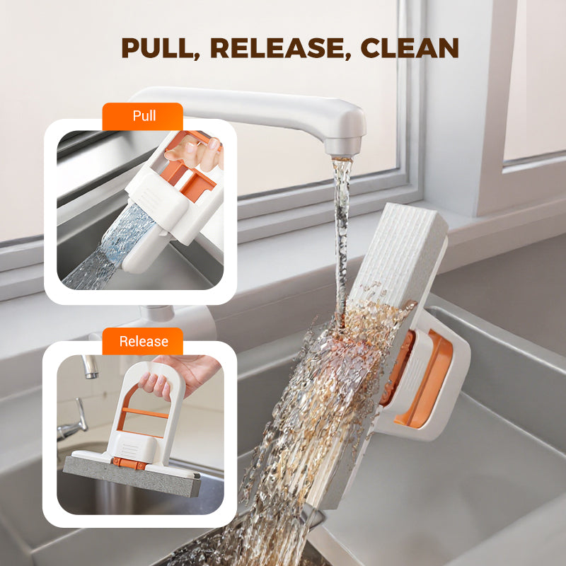 🧹LAST DAY SALE  £6.99!!⚡50K+ SOLD💕Mini Portable Self-Squeezing Mop✨Hands-Free Compact Cleaning Mop
