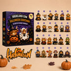 Highland Cow Halloween Countdown Calendar 2026🐮🎃✨