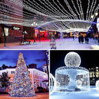 💛 3‑Tone Christmas Fairy Lights, Flexible Bendable Wire For Tree, Garland & Staircase Decor