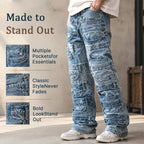 Multi-Pocket Utility Jeans 🧵