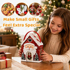 🏠 Christmas Cottage Handle Gift Box – 3D House‑Shaped Festive Packaging For Small Treats