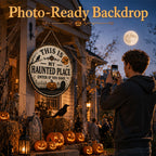 🎃This Is My Haunted Place Halloween Door Sign