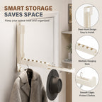 🧺 Space‑Saving Foldable Behind‑Door Hanging Storage Holder
