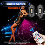 🚗 Car Ambient Light with Velcro Mount