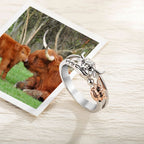 💗LIMITED TIME SALE 50% OFF💍Highland Cow Guardian Ring