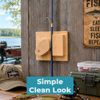 🎣 Fishing Rod Wall Rack 🧩 Neat Wall Storage for Anglers