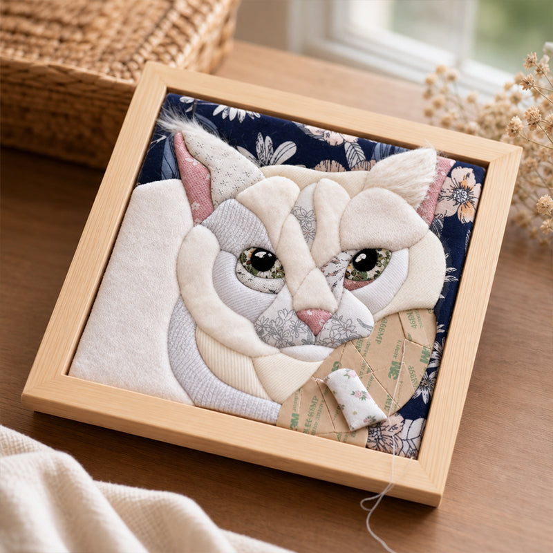 🐱🐶🖼️DIY Animal Needle-Free Patchwork Art Kit