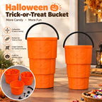🎃 Collapsible Halloween Pumpkin Bucket