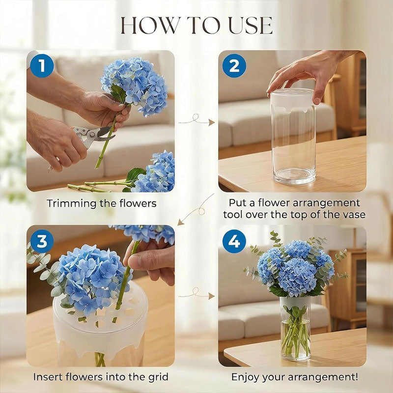 ⏳LAST DAY SPECIAL PRICE: ￡6.99!!🌸Silicone Flower Bouquet Holder