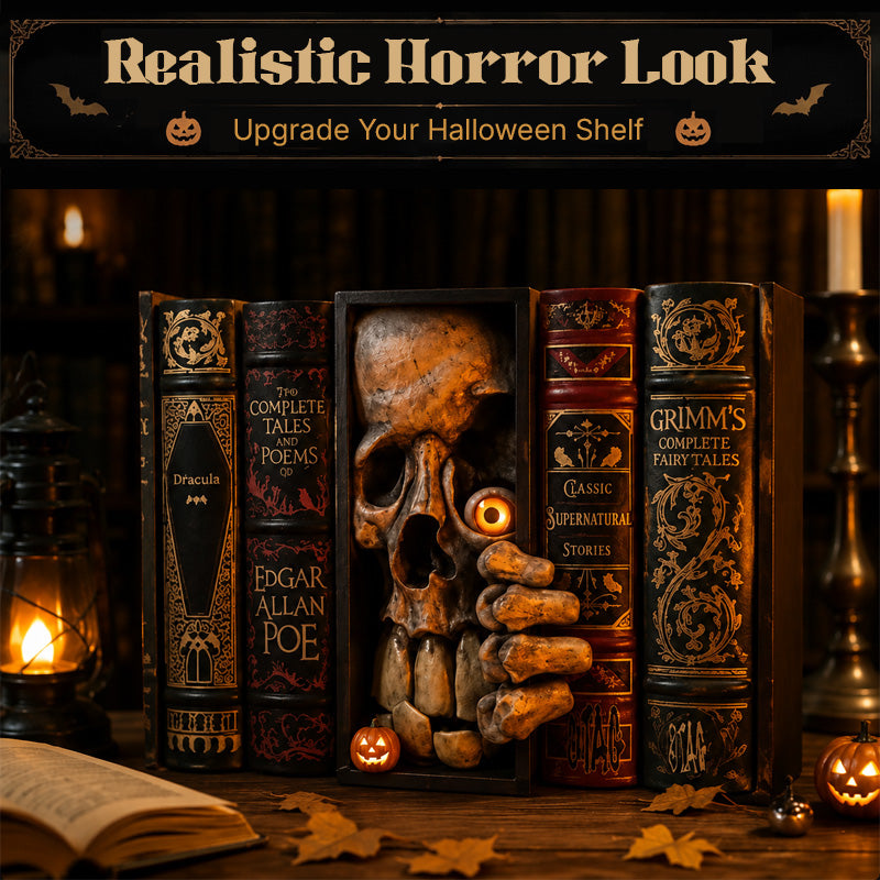 👻 Gothic Devil Bookcase Decor