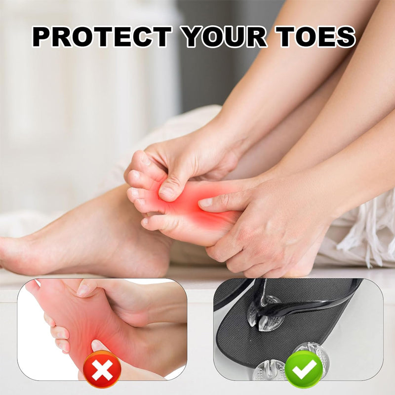 ✨🦶Invisible Anti-Chafing Toe Guards for Sandals | Clear Non-Slip Toe Protectors & Pain Relief Pads