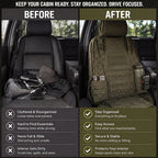 🚗Camouflage Tactical Car Seat Cover With Storage Pockets