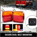 📢📢LAST DAY SALE 50% OFF🔥LED Dual-color Square Lights For Trucks And Vans