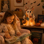 🎃Whimsical Patchwork Ghost Decor
