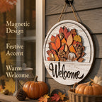 🎃 Magnetic Iron Welcome Sign