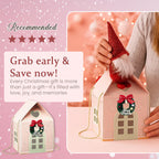 🏠 Christmas Cottage Gift Box – Reusable House‑Shaped Festive Present Packaging