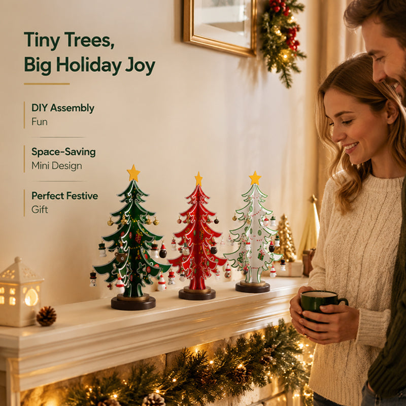 🎄Fun Family Christmas Craft | Put‑Together 3D Festive Table Accent For Cozy Holiday Vibes