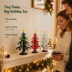 🎄Fun Family Christmas Craft | Put‑Together 3D Festive Table Accent For Cozy Holiday Vibes