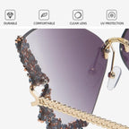 📢📢LAST DAY SALE 50% OFF🕶️Rhinestone Butterfly Sunglasses 🦋