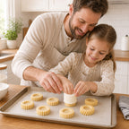 🍰 2‑in‑1 Double‑Sided Pastry Mold – Dual‑Shape Press For DIY Homemade Desserts