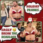 🎄 Funny Christmas Illusion Costume — Instant Party Laughs!