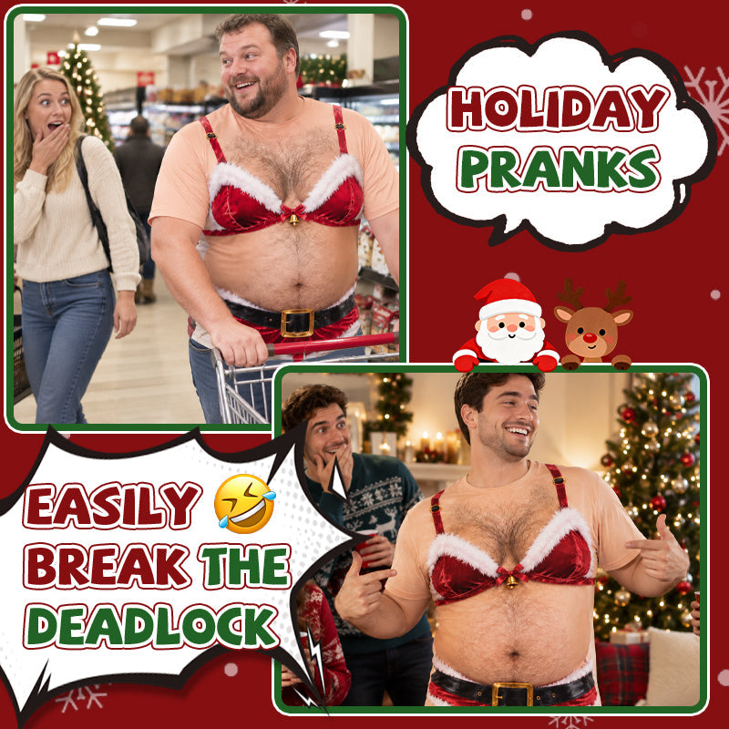 🎄 Funny Christmas Illusion Costume — Instant Party Laughs!