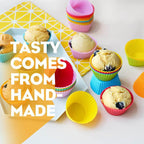 🧁 Reusable Silicone Baking Cups for Home Baking（10PCS）