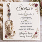 🌙Carry Your Zodiac Magic Every Day ✨ | Meaningful Birthstone Charm Keychain Gift
