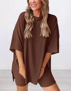 🌸2026 Limited Hot Sale 50% Off🌸 Women's Summer Casual loose Two-piece Set💃