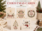 🎄 Beginner-Friendly Christmas Embroidery Kit, Relaxing Holiday Craft Project & Meaningful Gift