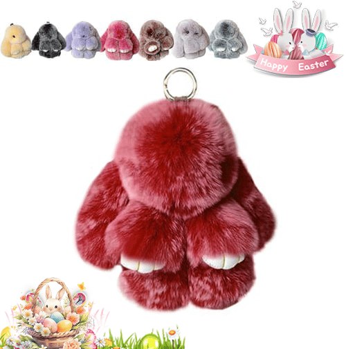 ⏳LAST DAY SPECIAL PRICE: ￡8.99!!🐰Handmade Soft Bunny PomPom Charms