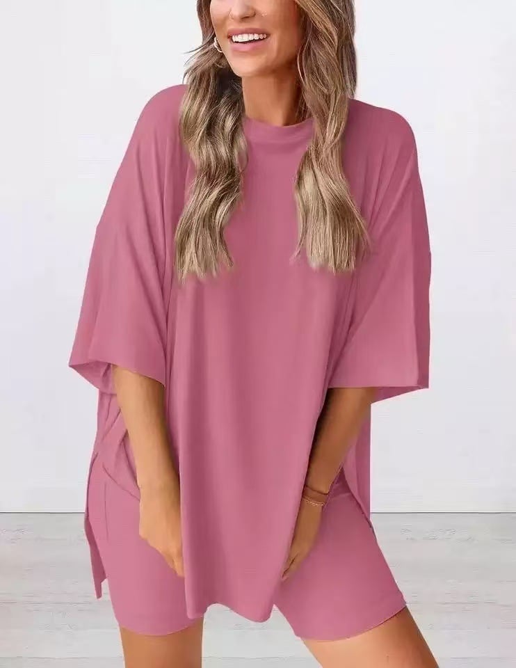 🌸2026 Limited Hot Sale 50% Off🌸 Women's Summer Casual loose Two-piece Set💃