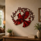 🐦Cardinal Wall Art - I Am Always With You❤️
