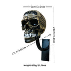 ☠️🏴‍☠️Skull holder for motorcycle helmet and jacket
