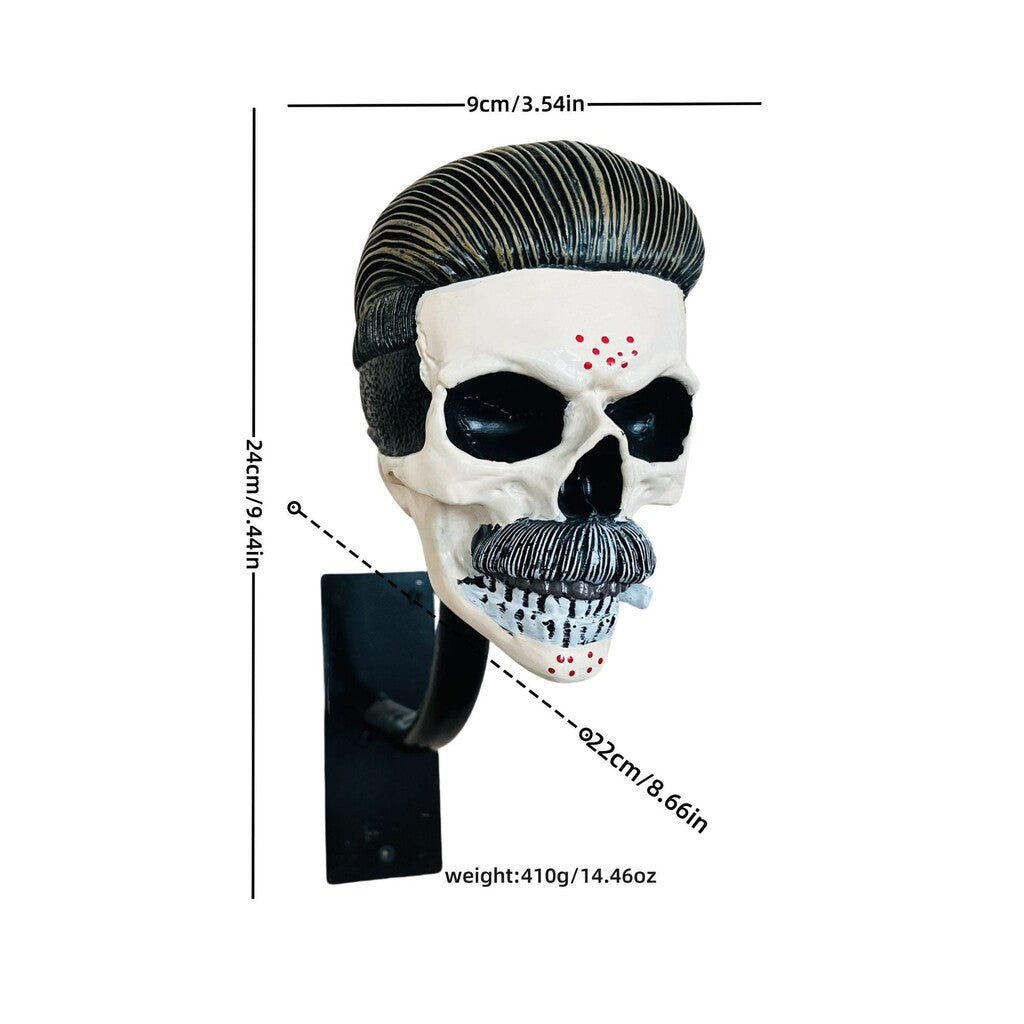 ☠️🏴‍☠️Skull holder for motorcycle helmet and jacket