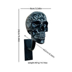 ☠️🏴‍☠️Skull holder for motorcycle helmet and jacket
