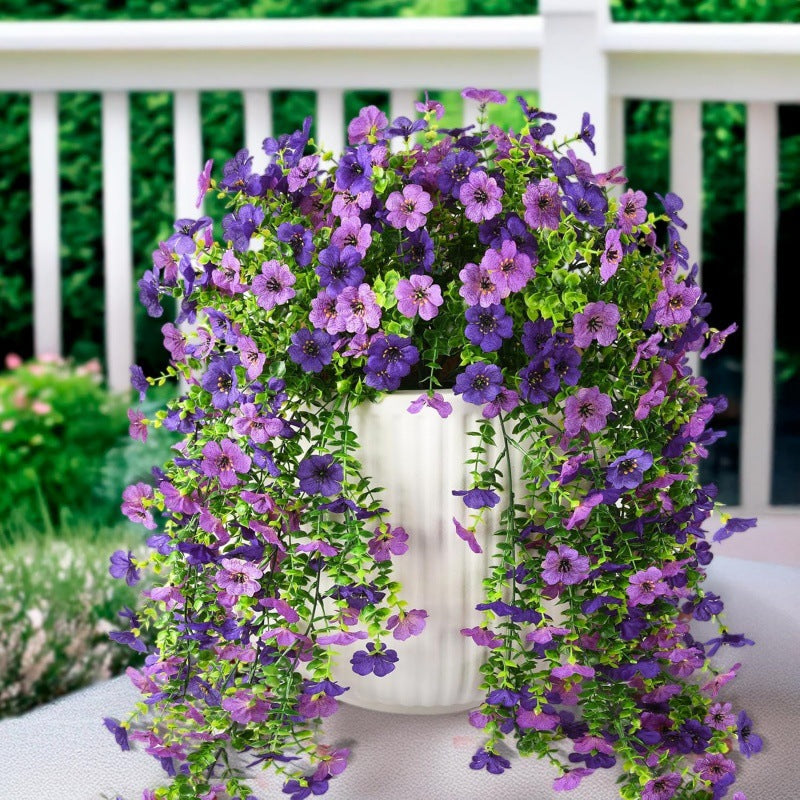 ⏳LAST DAY SPECIAL PRICE: ￡6.99!!🌷Outdoor cascading daisy and eucalyptus flowers – UV resistant