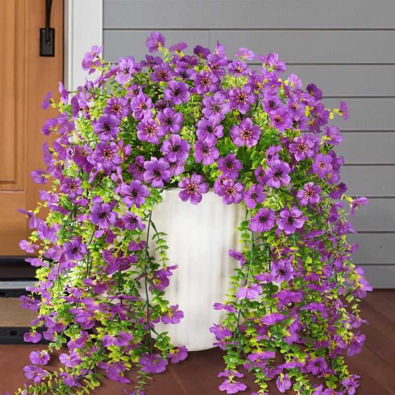 ⏳LAST DAY SPECIAL PRICE: ￡6.99!!🌷Outdoor cascading daisy and eucalyptus flowers – UV resistant
